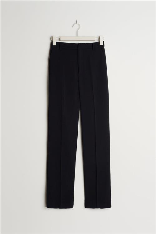 Gina Tricot - Straight petite trousers - Bukser - Sort - 42 - Dame