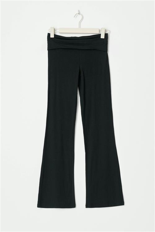 Gina Tricot - Y low yoga leggings tall - Yoga pants til piger 9–14 år - Sort - 170 - Pige