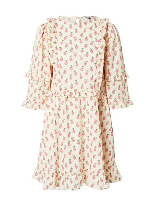 BZR Kjole  kit / oliven / lys pink / mørk pink