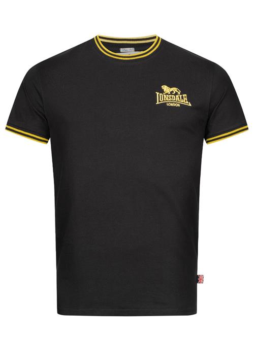LONSDALE Bluser & t-shirts 'Ducansby'  gul / sort