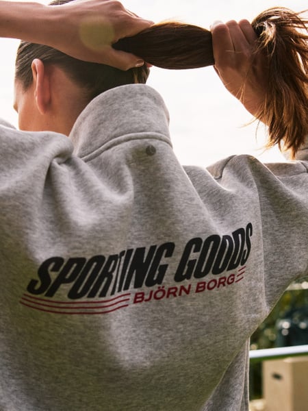 Björn Borg Borg Halfzip Sweatshirt Grå, S