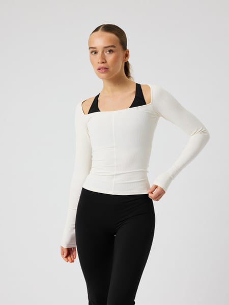 Björn Borg Studio Ballerina Long Sleeve Hvid, XXL