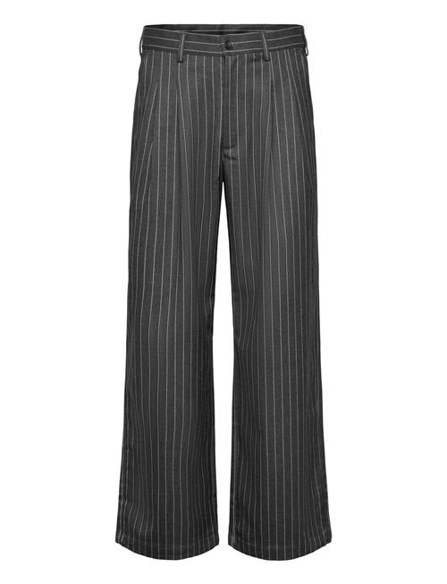 Prohibited | Pinstripe Pleated Pants Grey | 34