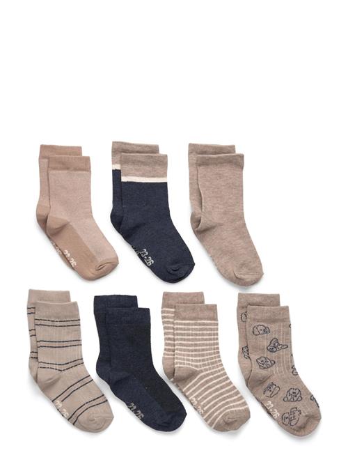 Minymo | Socks W.pattern (7-Pack ) | 31\34
