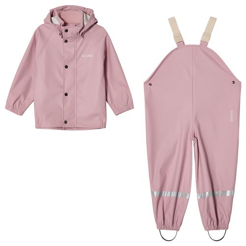 Kuling San Marino Uforet Regnsæt Dusty Pink Dusty Pink 110/116 cm Rain Lyserød  110/116 cm  unisex