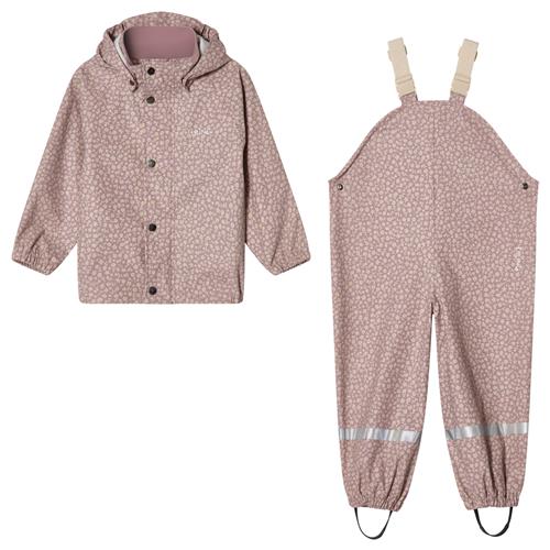 Kuling San Marino Uforet Regnsæt Purple Mauve Flower Purple Mauve Flower 122/128 cm Rain Lyserød  122/128 cm  kvinde