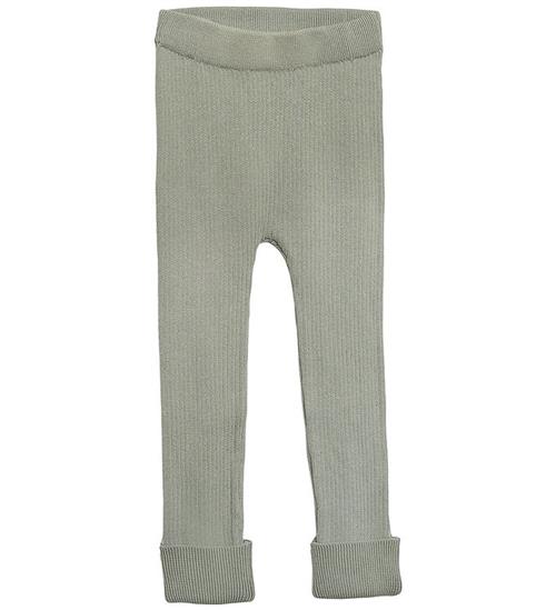 Hanevild Leggings - Strik - Lynge - Sage