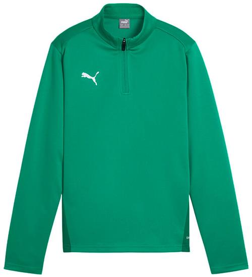 Puma Træningsbluse m. Lynlås - TeamGOAL - Sport Green/ White Gre