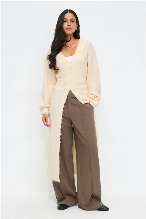 Gina Tricot - Shaped knitted dress - Strikkjoler - Gul - XS - Dame