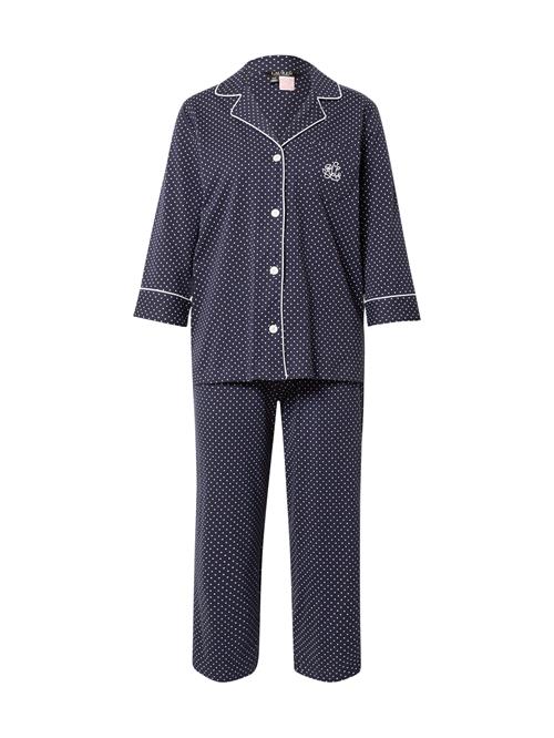 Lauren Ralph Lauren Pyjamas  navy / hvid
