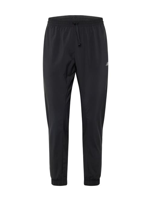 new balance Sportsbukser 'Essentials Active'  sølvgrå / sort