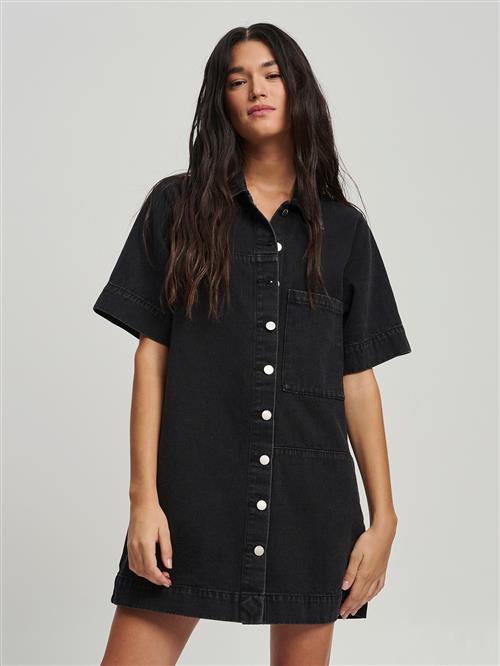 St MRLO Kjole 'DENIM SHIRT DRESS'  sort