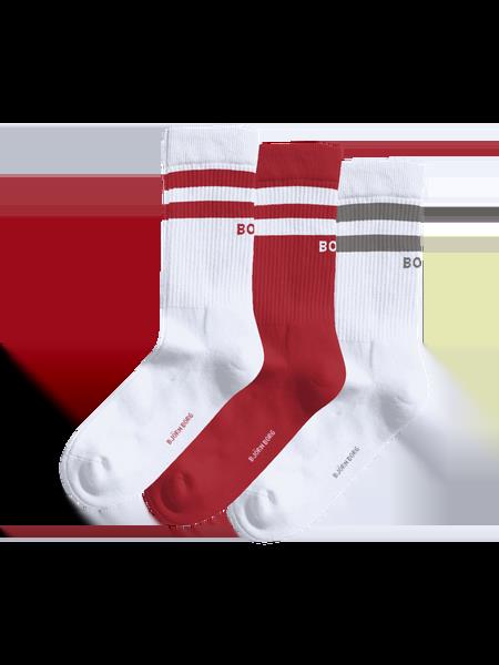 Björn Borg Classic Crew Socks 3-pack Multi, 36-40