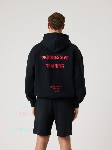 Björn Borg Borg Oversized Hoodie Sort, XXL