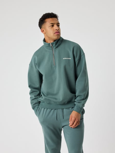 Björn Borg Borg Oversized Half-zip Grøn, L