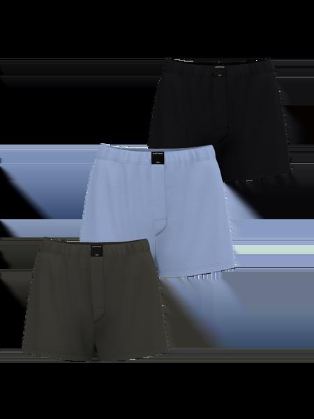 Björn Borg Cotton Stretch Jersey Boxer Shorts 3-pack Sort, L