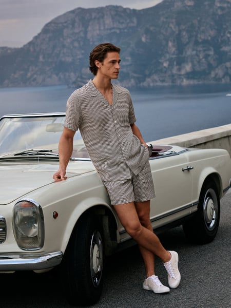 Björn Borg Borg Lyocell Resort Shirt Sort, M