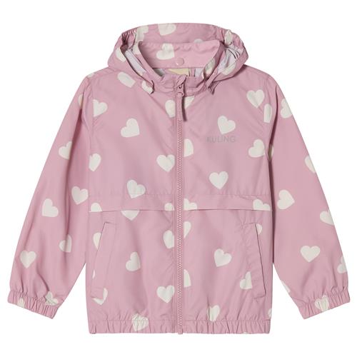 Kuling Simrishamn Vindjakke Pink Hearts Pink Hearts 116 cm  Lyserød  116 cm  unisex