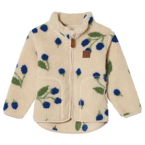 Kuling Austin Pile Fleece-jakke Blackberry  Blackberry 98 cm  Hvid  98 cm  unisex