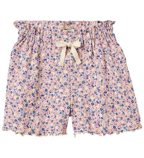 Wheat Shorts - Rib - Ina - Pink Blue Flower