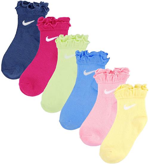 Nike Strømper - 6-pak Ruffle - Vivid Pink