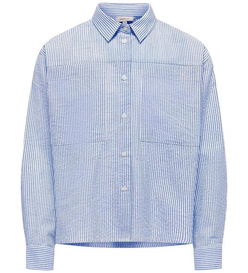 Kids Only Skjorte - KogSmilla - Cloud Dancer/Clear Sky