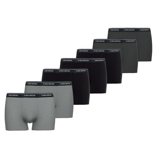 CECEBA Boksershorts  grå / sort