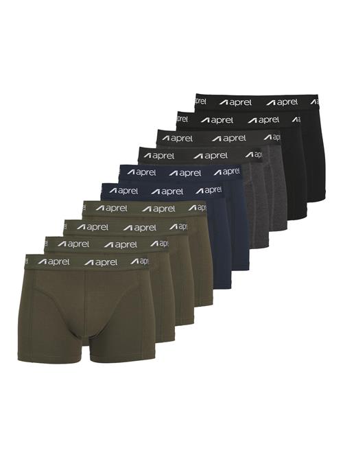 aprel Boksershorts  marin / grå-meleret / oliven / sort