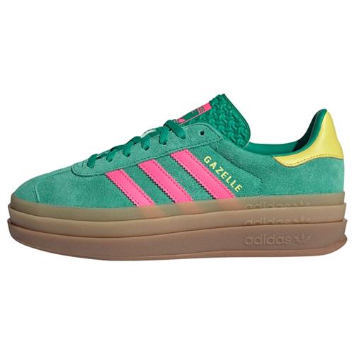 ADIDAS ORIGINALS Sneaker low 'Gazelle Bold'  lemon / smaragd / lys pink
