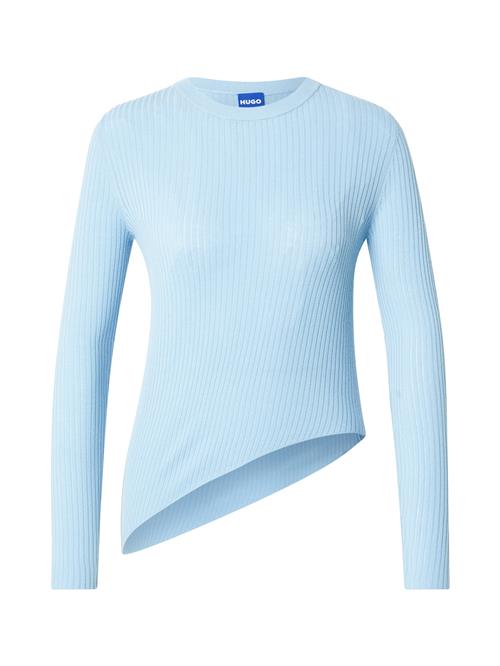 HUGO Pullover 'Somy_B'  blå / himmelblå / hvid