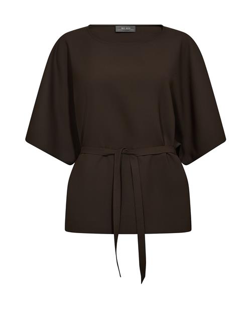 MOS MOSH Bluse 'Rikala Miley'  kastaniebrun