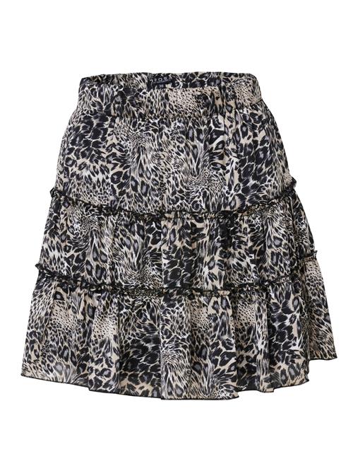 KOROSHI Nederdel  ecru / grå / sort