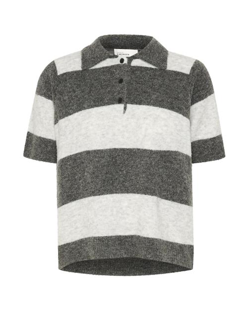 KAREN BY SIMONSEN Pullover 'Noabelle'  lysegrå / grå-meleret