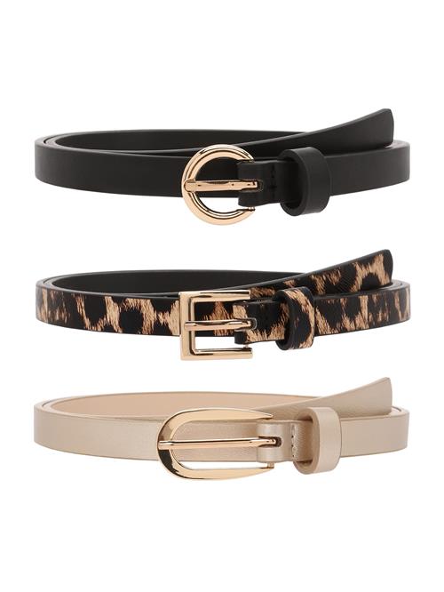 Guido Maria Kretschmer Women Bælte 'Bianca'  beige / sort