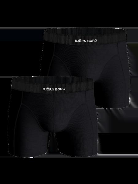 Björn Borg Organic Cotton Stretch Boxers 2-pack Sort, S