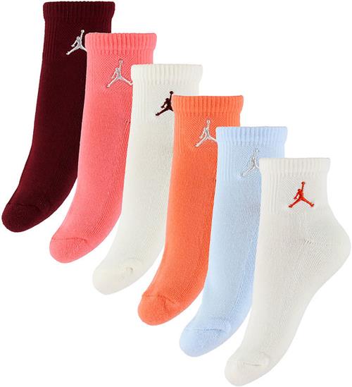 Jordan Ankelstrømper - 6-pak - Quarter - Pink Gaze