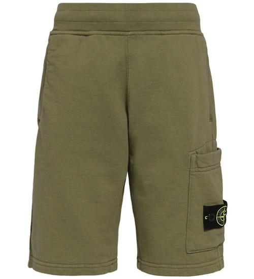Stone Island Sweatshorts - Olive Green