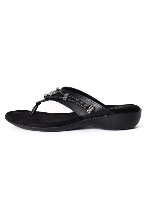 Minnetonka Klipklappere 'Silverthorne 360'  sort / sølv