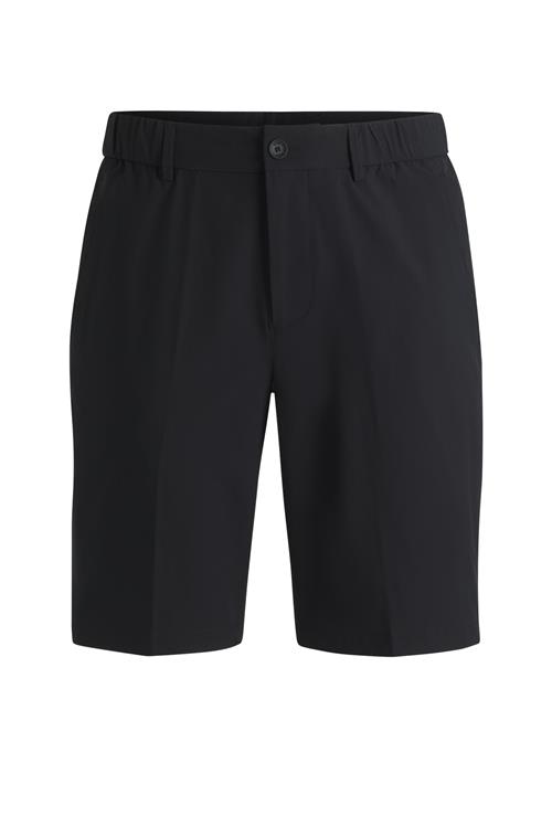 BOSS Lærredsbukser 'Speedflex'  sort