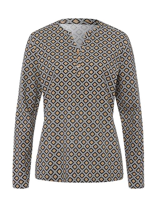 heine Shirts  beige / sort / hvid