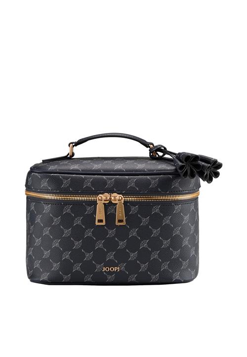 JOOP! Kosmetiktaske 'Cortina 1.0 Flora'  mørkeblå / hvid