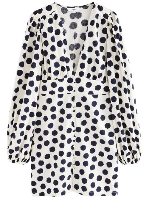 Next Kjole  navy / hvid