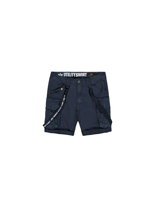 ALPHA INDUSTRIES Cargobukser  navy / sort / hvid