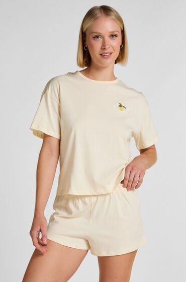 Hunkemöller Pyjamasæt Bomuld Hvid