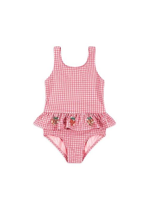 Konges Sløjd Etta Badedragt Geranium Pink  Geranium Pink 5-6 Y  Lyserød  5-6 år  kvinde