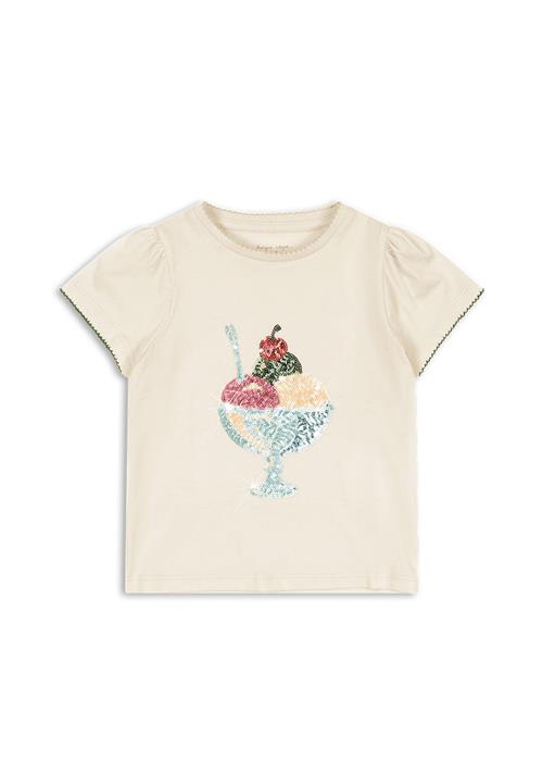 Konges Sløjd GOTS Famo Puff Tee Buttercream  Buttercream 18 months  Creme  18 måneder  kvinde