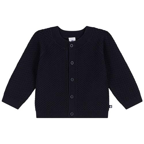 Petit Bateau Cardigan Navyblå 18 Months  Marineblå  18 måneder  mand