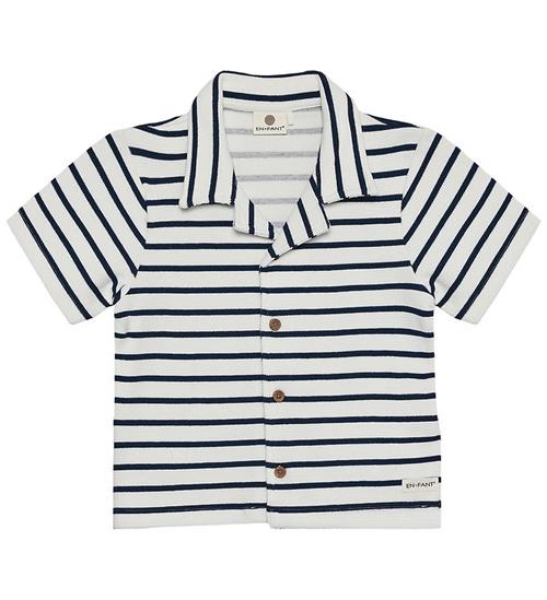 En Fant T-shirt - Stripe - Medieval Blue