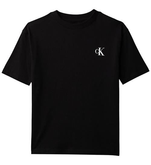 Calvin Klein T-shirt - Monogram - Sort m. Print