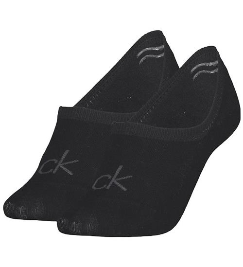 Calvin Klein Footies - High Cut - 2-pak - Sort